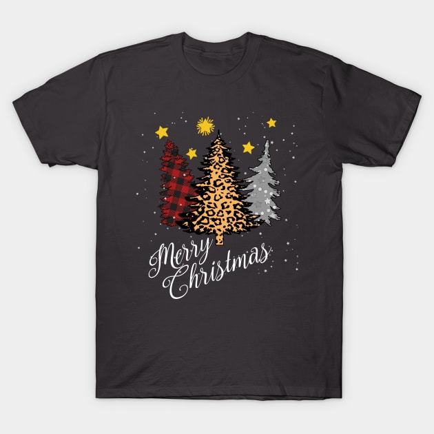 Christmas Tree in The Snow T-Shirt by TVmovies